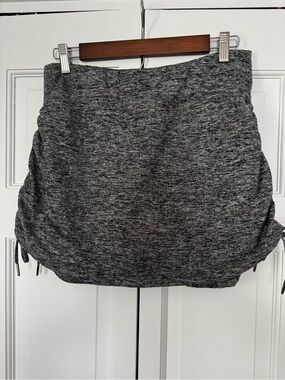 Kyodan Heather Gray Active Skirt w/ Cinched sides
